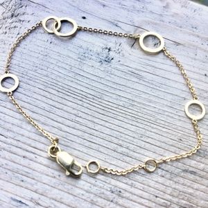 14kt circle bracelet